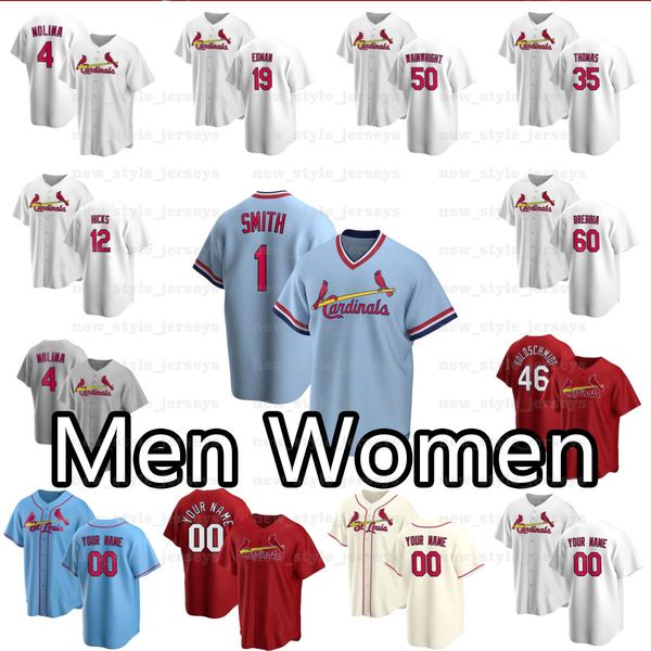28 nolan arenado 46 paul goldschmidt ozzie smith yadier molina dexter fowler jack flaherty miles mikolas men women baseball jerseys z2, Blue;black
28 nolan arenado 46 paul goldschmidt ozzie smith yadier molina dexter fowler jack flaherty miles mikolas men women baseball jerseys z2, Blue;black