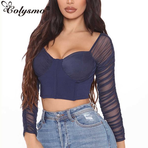 asia ruched crop pads mesh corset shirt elastic hollow out white blouse see through long sleeve women casual 210527
asia ruched crop pads mesh corset shirt elastic hollow out white blouse see through long sleeve women casual 210527