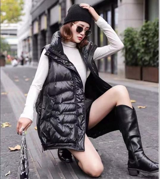 women's vests women stand-up collar vest winter cotton padded jacket 2021 korean fashion waistcoat bright color coat sleeveless y2k cha, Black;white
women's vests women stand-up collar vest winter cotton padded jacket 2021 korean fashion waistcoat bright color coat sleeveless y2k cha, Black;white