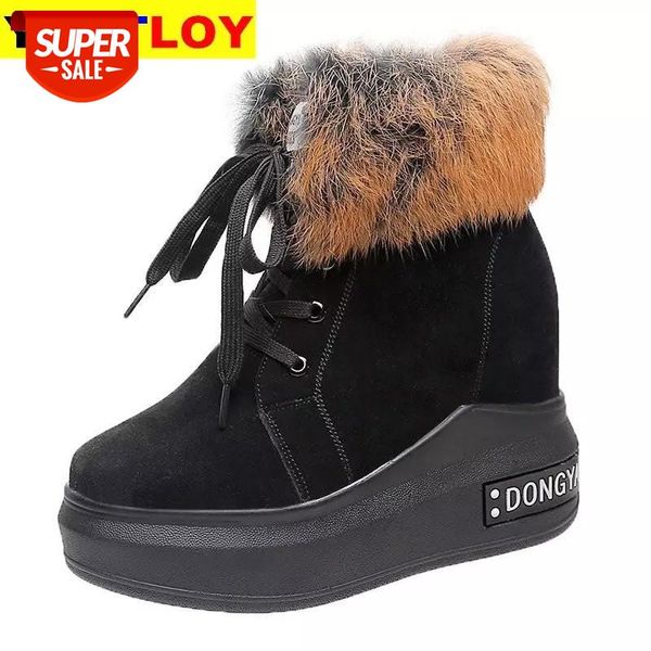 winter ankle boots for women height increasing high heels platform shoes warm snow boots 35-40 #p25z, Black 
winter ankle boots for women height increasing high heels platform shoes warm snow boots 35-40 #p25z, Black