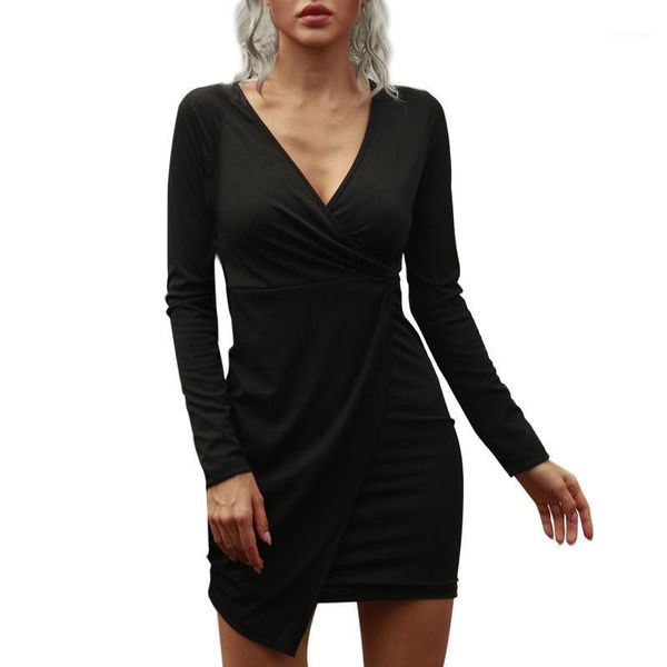 casual dresses plus size dress women solid long sleeve v-neck bag hip mini jumper for vestidos de verano, Black;gray
casual dresses plus size dress women solid long sleeve v-neck bag hip mini jumper for vestidos de verano, Black;gray