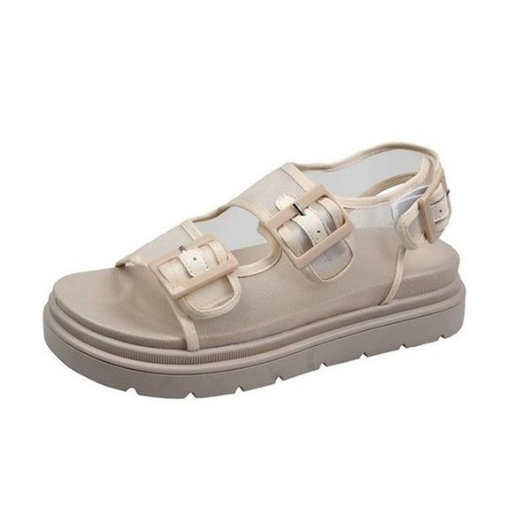sandals women's shoes 2021 summer korean students casual platform buckle breathable mesh ins, Black
sandals women's shoes 2021 summer korean students casual platform buckle breathable mesh ins, Black