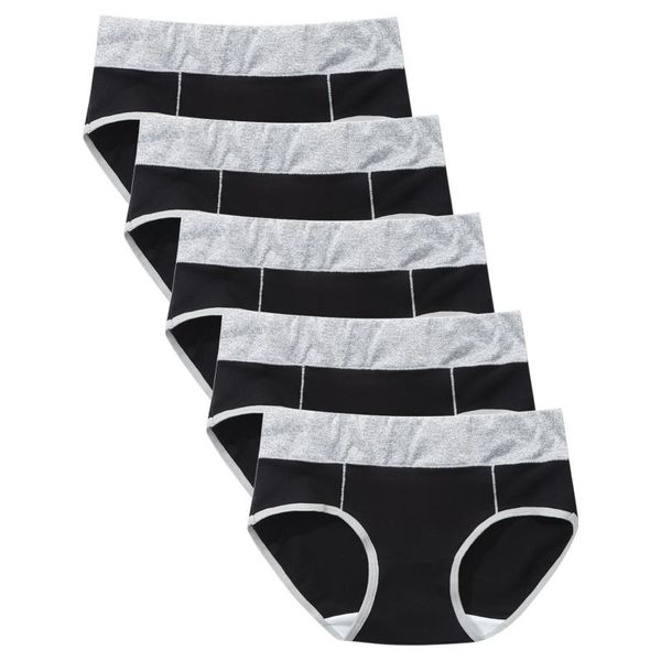 women's panties 5pcs plus size underwear women solid color patchwork briefs 5xl knickers bikini underpants lenceria, Black;pink
women's panties 5pcs plus size underwear women solid color patchwork briefs 5xl knickers bikini underpants lenceria, Black;pink