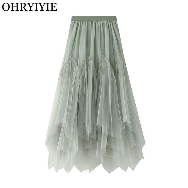 ohryiyie women irregular long tulle skirts ladies high waist ankle-length tutu maxi skirts beige green female faldas jupe femme 210724, Black
ohryiyie women irregular long tulle skirts ladies high waist ankle-length tutu maxi skirts beige green female faldas jupe femme 210724, Black