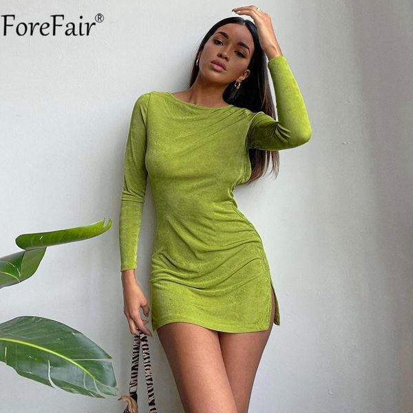 casual dresses forefair o neck green bodycon summer 2021 backless bandage split autumn long sleeve party mini dress vintage, Black;gray
casual dresses forefair o neck green bodycon summer 2021 backless bandage split autumn long sleeve party mini dress vintage, Black;gray