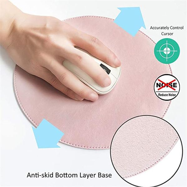mouse pads & wrist rests synthetic leather double-sided protective pad. circularwaterproof pad
mouse pads & wrist rests synthetic leather double-sided protective pad. circularwaterproof pad