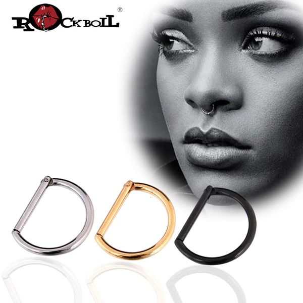 wave piercing jewelry titanium steel anti allergy japanese and korean punk fashion earrings nasal septum nose ring, Silver
wave piercing jewelry titanium steel anti allergy japanese and korean punk fashion earrings nasal septum nose ring, Silver
