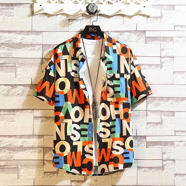 men's casual shirts hawaiian print shirt men beach summer letter oversize short sleeve blouse male plus size 5xl1, White;black
men's casual shirts hawaiian print shirt men beach summer letter oversize short sleeve blouse male plus size 5xl1, White;black