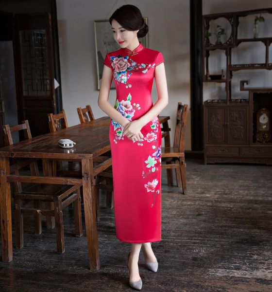 ethnic clothing red women sweet flower print long qipao slim short sleeve chinese dress vintage button trim novelty cheongsam -4xl
ethnic clothing red women sweet flower print long qipao slim short sleeve chinese dress vintage button trim novelty cheongsam -4xl