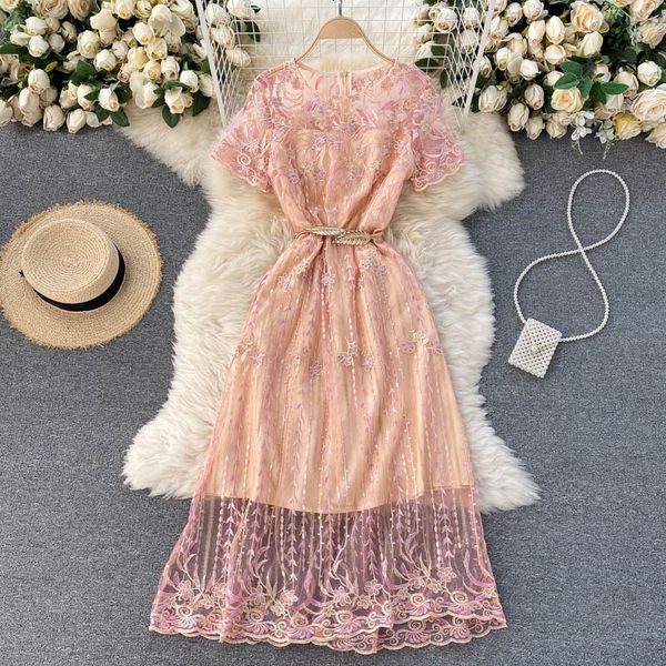 2021 spring newcomers round collar short sleeve high waist embroidered fine vintage line dressed long 8xi2, Black;gray
2021 spring newcomers round collar short sleeve high waist embroidered fine vintage line dressed long 8xi2, Black;gray