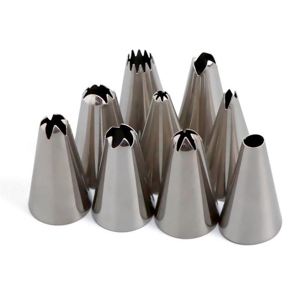 baking & pastry tools 9pcs/set metal piping tips cake decorating set kitchen diy icing cream supplies kit
baking & pastry tools 9pcs/set metal piping tips cake decorating set kitchen diy icing cream supplies kit