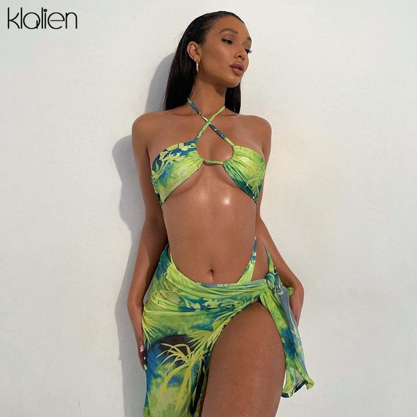 women summer vacation beach bikinis set 3 piece camisole and skirt suit slim print female swimming skirt set 2021, Black;gray
women summer vacation beach bikinis set 3 piece camisole and skirt suit slim print female swimming skirt set 2021, Black;gray