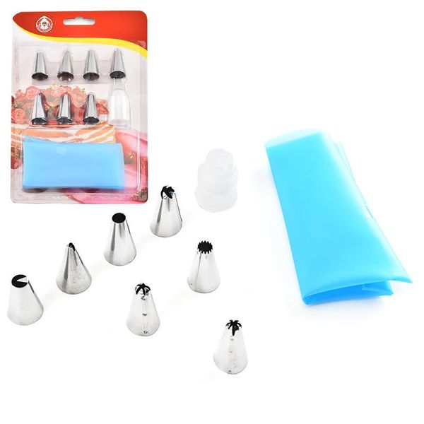 decorating bag set stainless steel cake decorating mouth tool cake tools 8-piece kitchen baking tools
decorating bag set stainless steel cake decorating mouth tool cake tools 8-piece kitchen baking tools
