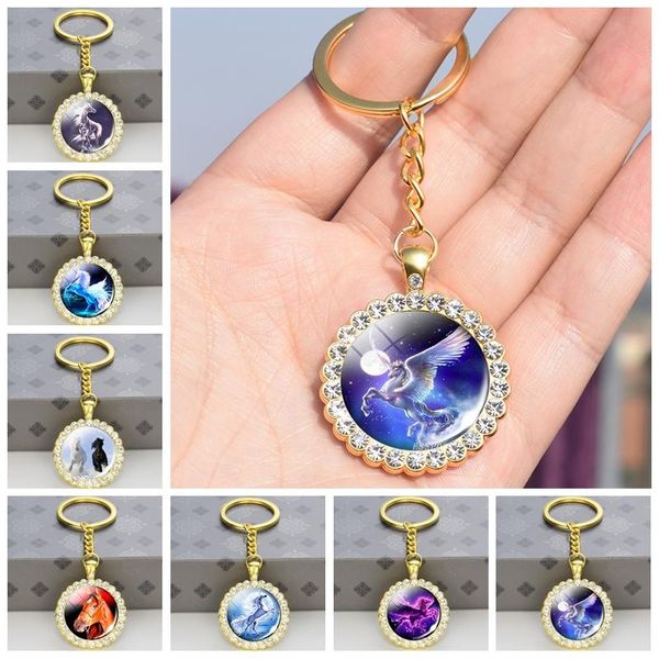 keychains 1pc white horse crystal zircon keychain fashion animal horses pattern glass cabochon jewelry rhinestone pendant key chains gift, Silver
keychains 1pc white horse crystal zircon keychain fashion animal horses pattern glass cabochon jewelry rhinestone pendant key chains gift, Silver