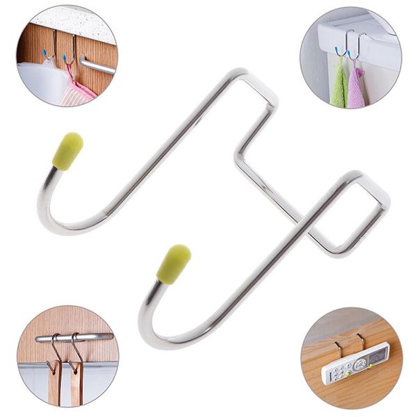 hangers & racks 1pc stainless steel double s shape storage hook for bathroom kitchen wall
hangers & racks 1pc stainless steel double s shape storage hook for bathroom kitchen wall