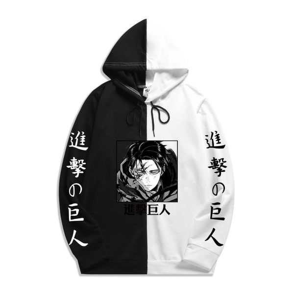 men's hoodies & sweatshirts hip hop japanese anime fashion men women attacking giants casaul hoodie printing the double color hoodiesho, Black
men's hoodies & sweatshirts hip hop japanese anime fashion men women attacking giants casaul hoodie printing the double color hoodiesho, Black