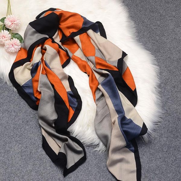 scarves luxury real cashmere silk scarf 140*140 women hand rolled autumn winter warm designer large square shawl, Blue;gray
scarves luxury real cashmere silk scarf 140*140 women hand rolled autumn winter warm designer large square shawl, Blue;gray