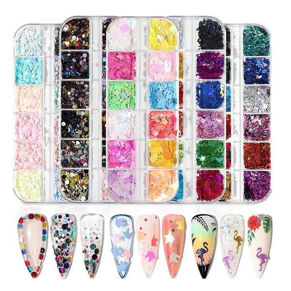 nail glitter 12grid art sequins 3d stereo luminous butterfly love heart various shapes decorations, Silver;gold
nail glitter 12grid art sequins 3d stereo luminous butterfly love heart various shapes decorations, Silver;gold