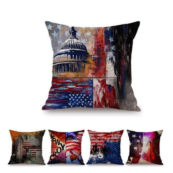 cushion/decorative pillow us red stars stripes blue white house statue of liberty abstract oil painting art home decor sofa throw pillowcase
cushion/decorative pillow us red stars stripes blue white house statue of liberty abstract oil painting art home decor sofa throw pillowcase