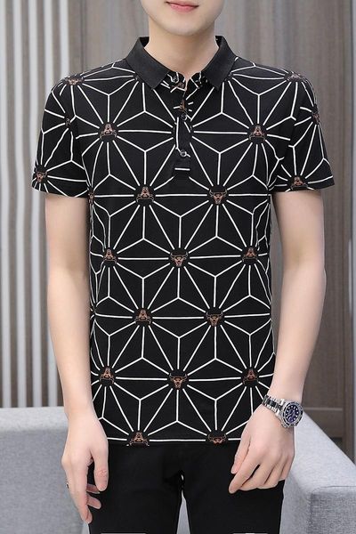 men's polos 2021 summer casual shirt breathable short-sleeved lapel korean style self-cultivation business, White;black
men's polos 2021 summer casual shirt breathable short-sleeved lapel korean style self-cultivation business, White;black