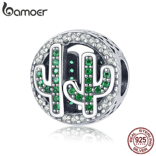 bamoer trendy new 925 sterling silver cactus plant green cz cubic zircon charms beads fit bracelets jewelry making scc918 q0531, Black
bamoer trendy new 925 sterling silver cactus plant green cz cubic zircon charms beads fit bracelets jewelry making scc918 q0531, Black