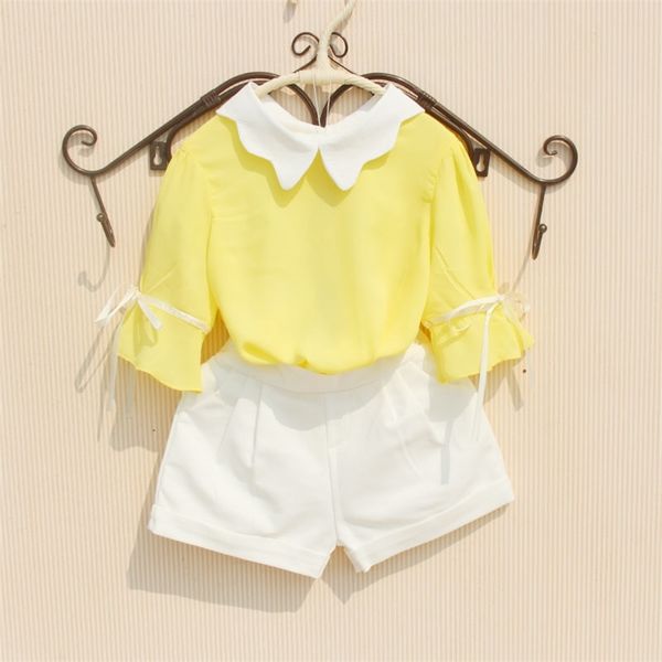 summer girls and blouses pure color kids shirts for yellow/pink clothes teenage school girl blouse 3-16year 210622, White;black
summer girls and blouses pure color kids shirts for yellow/pink clothes teenage school girl blouse 3-16year 210622, White;black