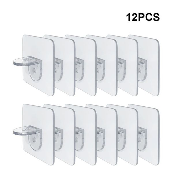 hooks & rails 4/12pcs adhesive plank ondersteuning pinnen boor gratis nail in plaats houders closet kast clips muur hanger
hooks & rails 4/12pcs adhesive plank ondersteuning pinnen boor gratis nail in plaats houders closet kast clips muur hanger