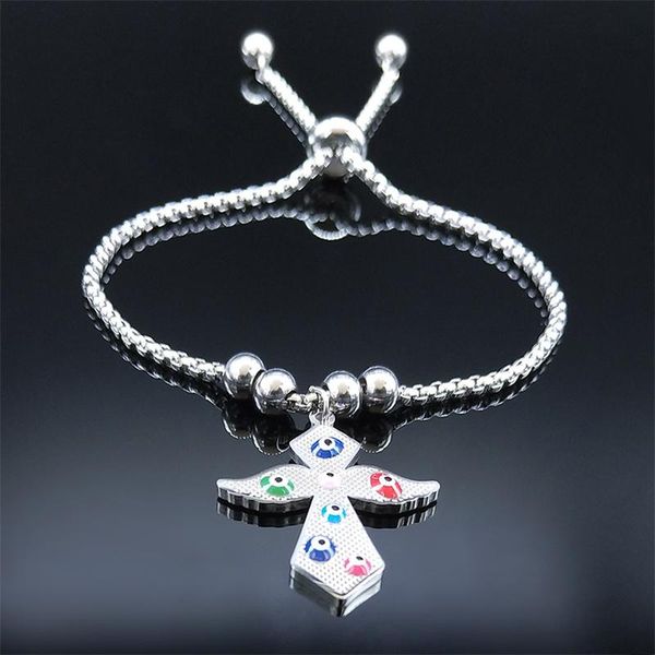 link, chain stainless steel bead turkey eye charm bracelets women silver color islam muslim jewelry joyeria b5212s01, Black
link, chain stainless steel bead turkey eye charm bracelets women silver color islam muslim jewelry joyeria b5212s01, Black