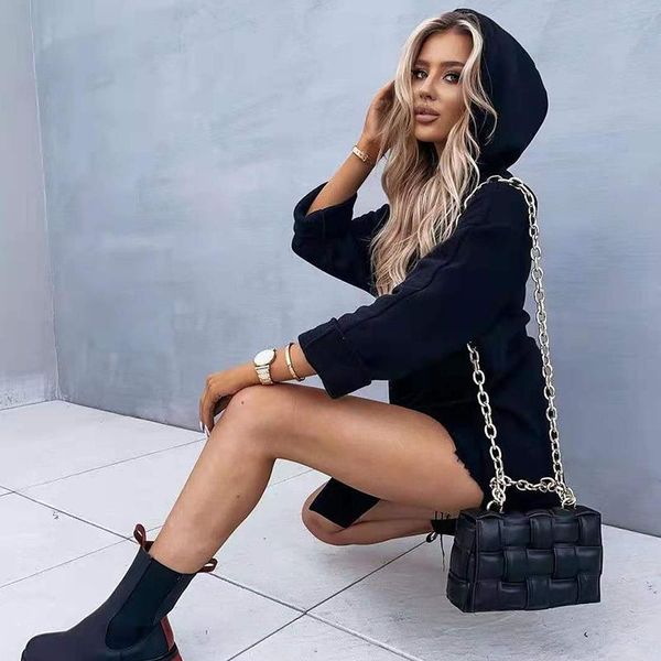 casual dresses women hooded sports dress autumn long sleeve pocket loose sweatshirt fashion drawcord split solid streetwear, Black;gray
casual dresses women hooded sports dress autumn long sleeve pocket loose sweatshirt fashion drawcord split solid streetwear, Black;gray