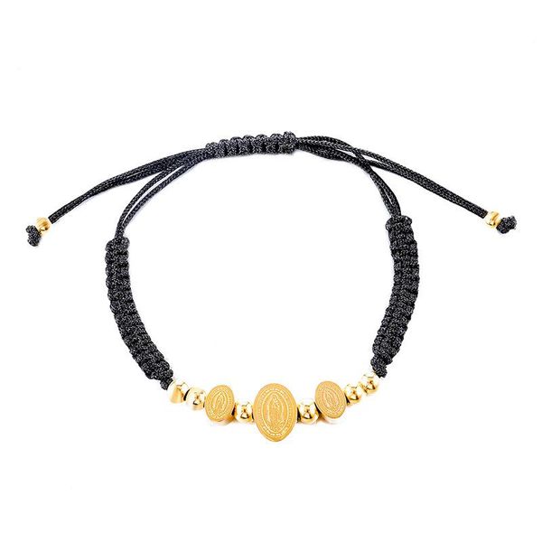 charm bracelets wt-reb009 women christianity virgin mary braided rope bracelet stainless steel our lady of guadalupe jewelry, Golden;silver
charm bracelets wt-reb009 women christianity virgin mary braided rope bracelet stainless steel our lady of guadalupe jewelry, Golden;silver