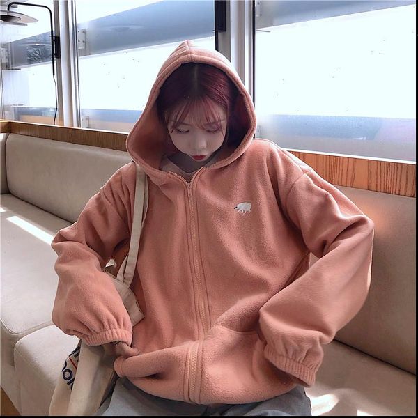 kawaii harajuku sweatshirt solid color hoody jacket women friends streetwear womens down jacket korean pop harajuku keep warm, Black;brown
kawaii harajuku sweatshirt solid color hoody jacket women friends streetwear womens down jacket korean pop harajuku keep warm, Black;brown