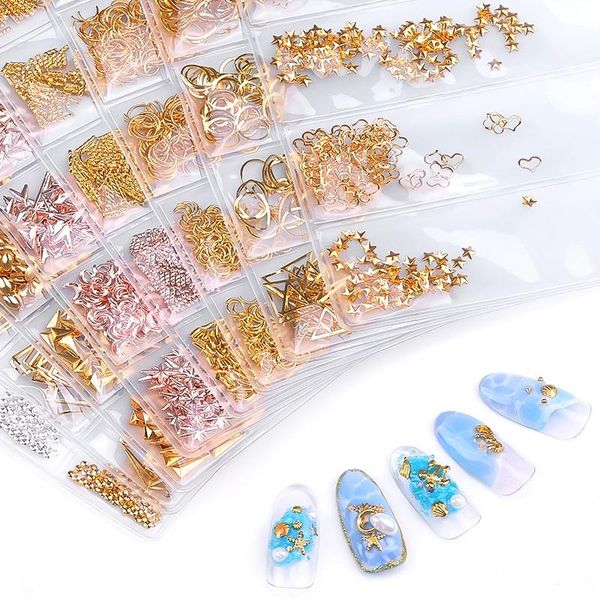 nail art decorations mixed gold alloy studs seaside 3d sea shell star feathers charm metal frame rivets sequin accessories, Silver;gold
nail art decorations mixed gold alloy studs seaside 3d sea shell star feathers charm metal frame rivets sequin accessories, Silver;gold