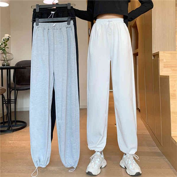 women's pants & capris white women's sweatpants in the casual leg drop of large female dimensions thin loose versatile fitting str, Black;white
women's pants & capris white women's sweatpants in the casual leg drop of large female dimensions thin loose versatile fitting str, Black;white
