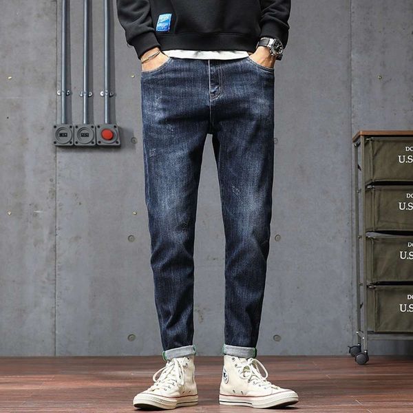 jeans brand autumn new slim leggings men's korean fashion simple versatile wash long pantswinter, Blue
jeans brand autumn new slim leggings men's korean fashion simple versatile wash long pantswinter, Blue