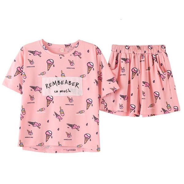 pajamas for women cotton pijama short sleeve pyjamas loose casual lounge wear sleepwear two piece set 2020 summer, Black;red
pajamas for women cotton pijama short sleeve pyjamas loose casual lounge wear sleepwear two piece set 2020 summer, Black;red