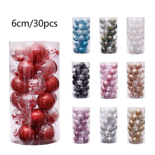 party decoration 1 set 6cm/30 pcs christmas balls clear plastic ornaments holiday wedding xmas tree hanging decorations
party decoration 1 set 6cm/30 pcs christmas balls clear plastic ornaments holiday wedding xmas tree hanging decorations