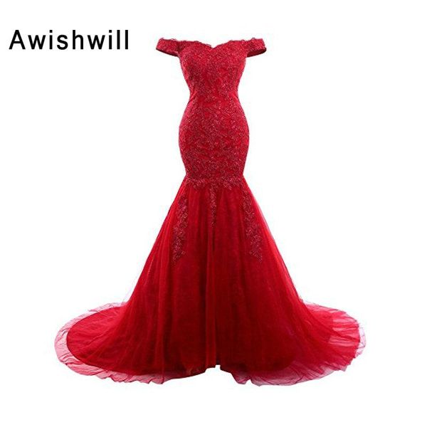 party dresses elegant off the shoulder evening gowns long appliques tulle mermaid formal prom dress 2021 engagement, White;black
party dresses elegant off the shoulder evening gowns long appliques tulle mermaid formal prom dress 2021 engagement, White;black