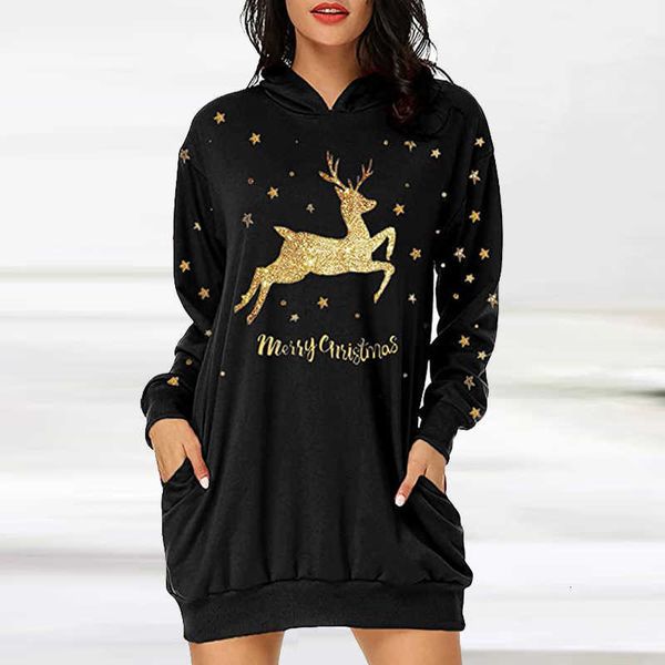 casual dresses women christmas printed hooded mini autumn winter long sleeve pockets straight elegant female party 3xl wx3o, Black;gray
casual dresses women christmas printed hooded mini autumn winter long sleeve pockets straight elegant female party 3xl wx3o, Black;gray