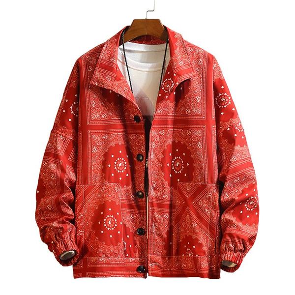 2021 spring bomber jacket men printed pattern jackets mens fashion causal coats streetwear loose male clothing plus size, Black;brown
2021 spring bomber jacket men printed pattern jackets mens fashion causal coats streetwear loose male clothing plus size, Black;brown