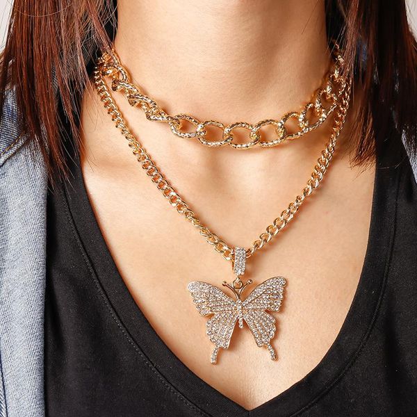 chokers trend gold sparkling full crystal pave butterfly pendant cubic zircon 3d necklace women female wedding jewelry, Golden;silver
chokers trend gold sparkling full crystal pave butterfly pendant cubic zircon 3d necklace women female wedding jewelry, Golden;silver