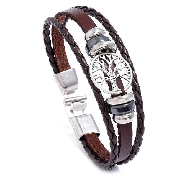 charm bracelets fashion jewelry personalized lucky tree braided bracelet men's leather of life, Golden;silver
charm bracelets fashion jewelry personalized lucky tree braided bracelet men's leather of life, Golden;silver