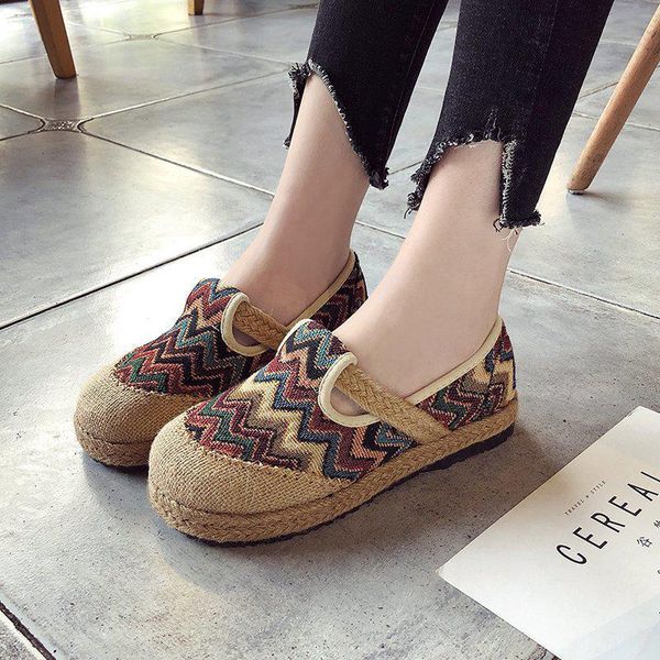 2021 new women shoes linen loafers ladies bohemian trending shoes handmade embroidered woman comfortable platform sneakers, Black
2021 new women shoes linen loafers ladies bohemian trending shoes handmade embroidered woman comfortable platform sneakers, Black