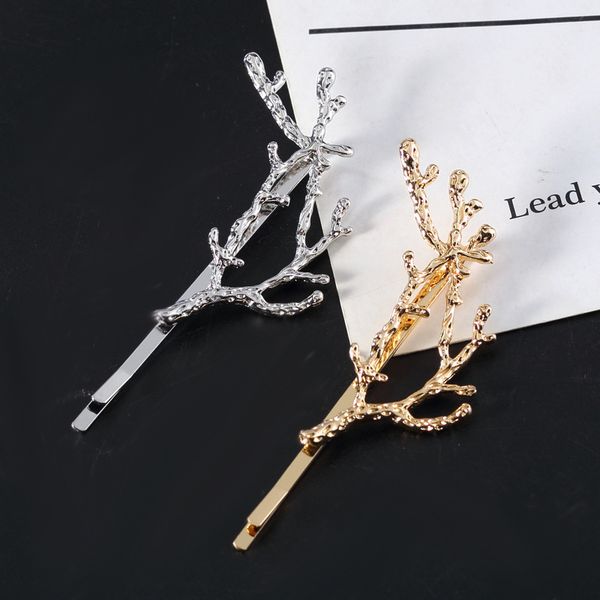 classic twig fashion simple clip women's alloy hairpin metal hair accessories, Golden;silver
classic twig fashion simple clip women's alloy hairpin metal hair accessories, Golden;silver
