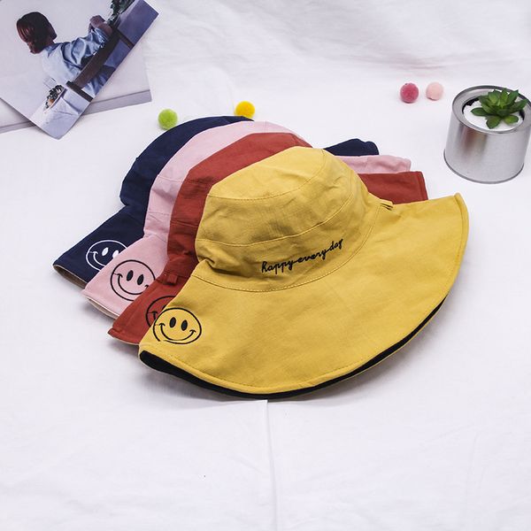 2021 new korean smiling face hemp material big brim fisherman hat female casual joker travel sunscreen folding with letters, Blue;gray
2021 new korean smiling face hemp material big brim fisherman hat female casual joker travel sunscreen folding with letters, Blue;gray