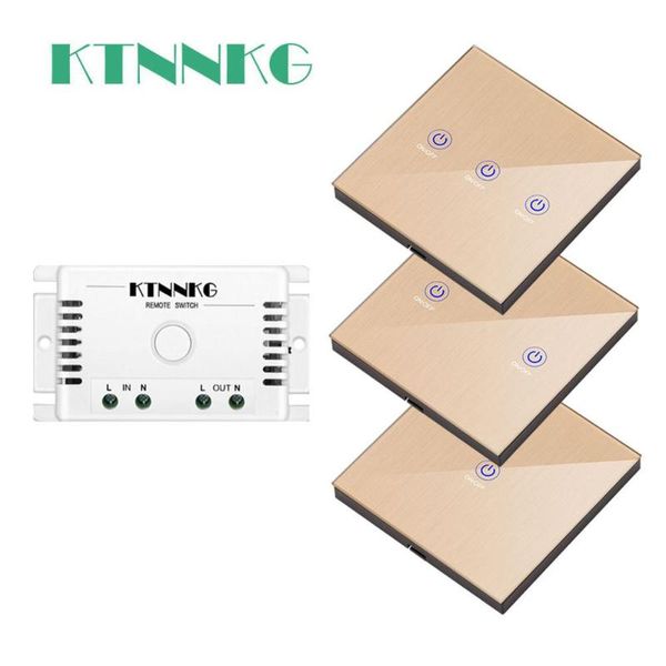 smart home control ktnnkg wireless touch switch lighting appliance radio frequency remote glass panel button 433mhz receiver
smart home control ktnnkg wireless touch switch lighting appliance radio frequency remote glass panel button 433mhz receiver