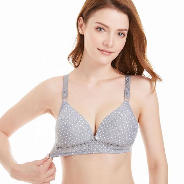 bras fashion 2021 women nursing dot bra underwear ladies maternity feeding front buckles breathable elegent, Red;black
bras fashion 2021 women nursing dot bra underwear ladies maternity feeding front buckles breathable elegent, Red;black