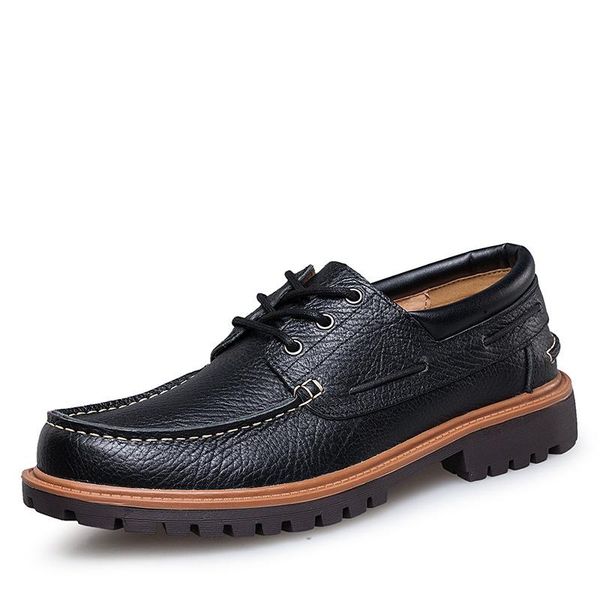 dress shoes hand-madegenuine leather men comfortable first layer cowhide sneakers breathable non-slip casual big size 36-47, Black
dress shoes hand-madegenuine leather men comfortable first layer cowhide sneakers breathable non-slip casual big size 36-47, Black