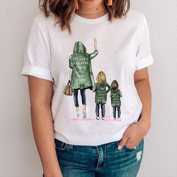 and women graphic printing men t shirt cartoon womens 90s fashion girl daughter mom mama mother clothes clothing tees, White;black
and women graphic printing men t shirt cartoon womens 90s fashion girl daughter mom mama mother clothes clothing tees, White;black