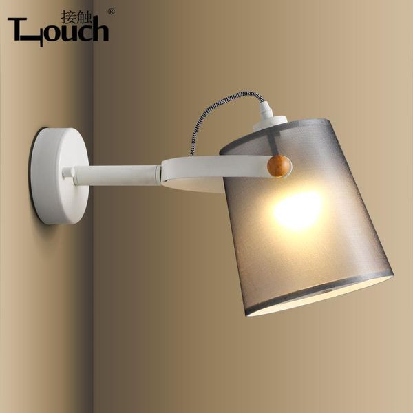wall lamp modern led wrought iron bedroom