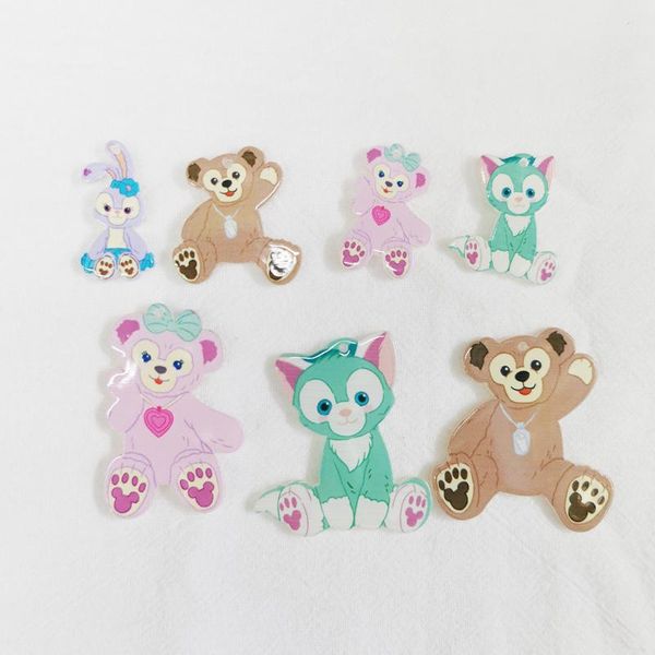 charms 50pieces korea diy acrylic flatbase candy carton bear cat small pendant charm for woman earring chain jewelry accessories 2021, Bronze;silver
charms 50pieces korea diy acrylic flatbase candy carton bear cat small pendant charm for woman earring chain jewelry accessories 2021, Bronze;silver